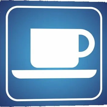 Informační tabulka Kavárna Samolepka 95 x 95 mm tl. 0.1 mm - 2 ks - Kód: 13569