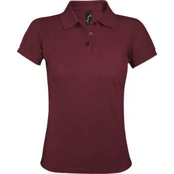 Dámské tričko SOĽS Prime Women Dámské polo triko SL00573 Burgundy L