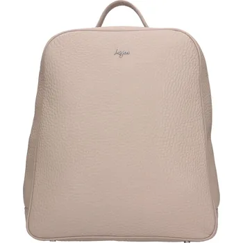 Městský batoh Dámský kožený batoh Lagen Mella - béžová