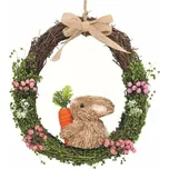 Anděl Přerov Velikonoční věnec se zajíčkem 26 x 23 cm