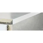 Lišta ukončovací 8/250 tvar L, hliník komaxit bílá