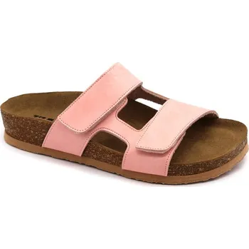 Dámská zdravotní obuv Leon 4051 Dámské zdravotní korkové pantofle - Růžová orlando Velikost: 36