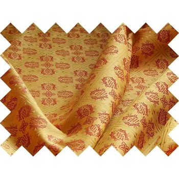 HEDVA ČESKÝ BROKÁT Vzorek brokátu 5x10cm 50749 POUPATA žlutá | 41