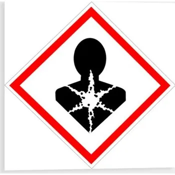 NEBEZPEČNÉ PRO ZDRAVÍ - Symbol CLP (GHS) 08 Samolepka 148 x 148 mm tl. 0.1 mm - Kód: 04580