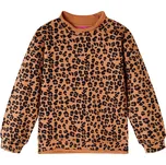 vidaXL Dětská mikina světle koňaková 104