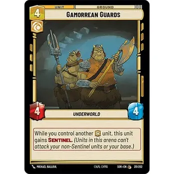 Sběratelská karetní hra Gamorrean Guards 211/252 - Spark of Rebellion Typ karty: Standard