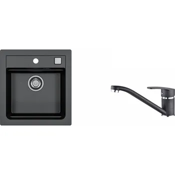 Granitový dřez Alveus SET ATROX 20 / 91 + BATERIE NINA 91 + 5 % sleva v košíku s kódem SLEVA5