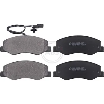 Brzdová destička Sada brzdových destiček, kotoučová brzda A.B.S. 37846