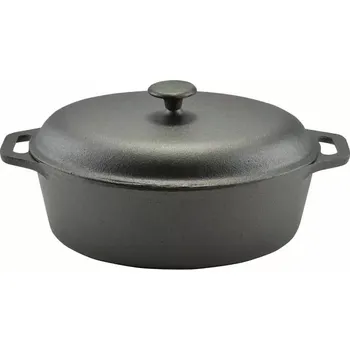 Hrnec Litinový pekáč s poklicí ovál 6,5 L (KACHNA)