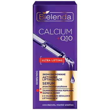 Pleťové sérum Bielenda Calcium+Q19 liftingové sérum proti vráskám na den a noc, 30 ml