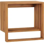 vidaXL Nástěnný věšák na ručníky 35 x 20 x 35 cm masivní teakové dřevo