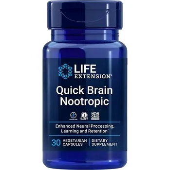 Přírodní produkt Life Extension Quick Brain Nootropic, 30 kapslí