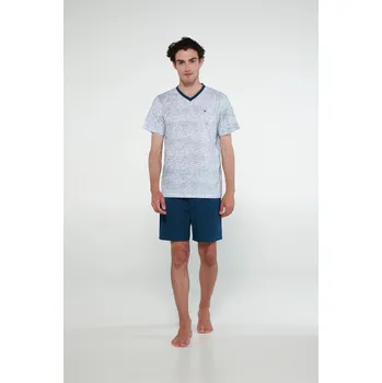Pánské pyžamo Vamp Pyžamo s krátkými rukávy 20701