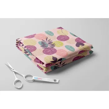 Softshell zimní, Lístky a puntíky Barva: Fialová