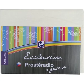 Prostěradlo COSING Bavlněné prostěradlo 120 × 60 cm béžová