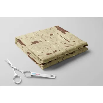 Softshell zimní, Zvířátka v lese Barva: Béžová