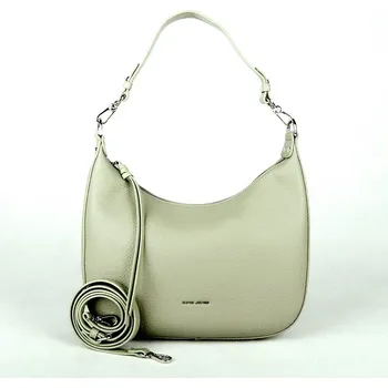 Středně velká zelená kabelka na rameno/crossbody David Jones 6901-2A