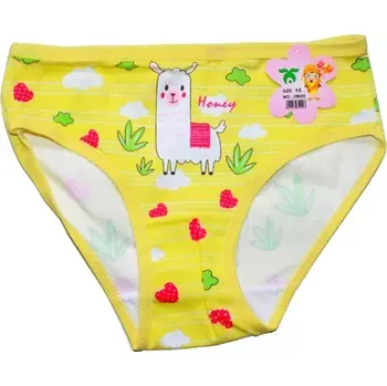 Dívčí spodné kalhotky Ovečka 209 žluté 226/23