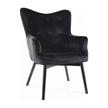 Křeslo Křeslo KAREN bluvel 18 černá