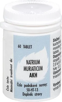 Homeopatikum AKH Natrium Muriaticum 60 tbl.