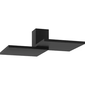 Lodes Puzzle Double Square, svítidlo pro nepřímé osvětlení, 2x15W LED 2700K stmívatelné, černá, 30x30cm