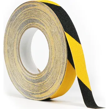 Výstražná páska Šrafovaná protiskluzová páska PERMAFIX HAZARD 25 mm x 3 m - 25 mm x 3 m - Kód: 14816