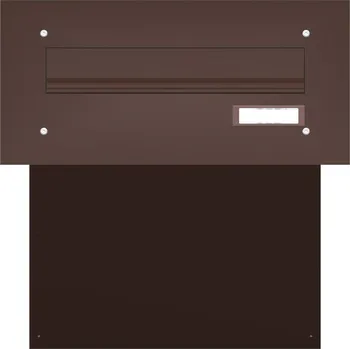 Poštovní schránka Max Knobloch Luxusní poštovní schránka do sloupku KNOBLOCH MD-OR Barva: Hnědá