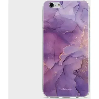 Pouzdro na mobilní telefon Silikonové pouzdro Mobiwear na mobil Apple iPhone 6 / 6S - B029F Fialový mramor - VÝPRODEJ (Silikonový kryt, obal, pouzdro Mobiwear na mobilní telefon Apple iPhone 6 / 6S - B029F Fialový mramor)