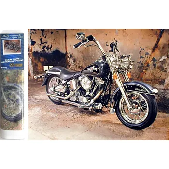 Diamantové malování Norimpex Diamantové malování Motorka 30x40cm