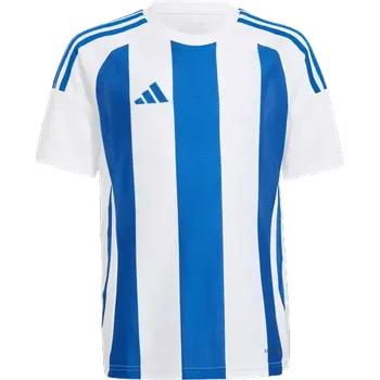 Dětský fotbalový dres Adidas Striped 24 bílo-modrý