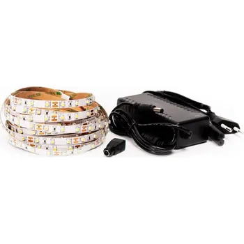 LED páska LED pásek 4,8Wm 12V bez krytí IP20 5 metrů + adaptér 36W - Zelená 07102 - LED Solution - 07102_05306_11218 - 07102_05306_11218