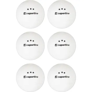 Míčový sport Insportline Pingpongové míčky inSPORTline Elisenda S3 6ks Barva bílá