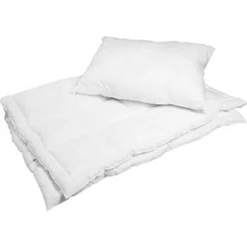 přikrývka SET Celoroční přikrývka + Hladký polštář Aloe Vera - 240x220 + 2x 50x70 cm , 100% POLYESTER mikro ALOE VERA