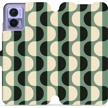 Pouzdro na mobilní telefon Flipové pouzdro Mobiwear - Motorola Edge 30 Neo - VA56S Magické vlnky (Knížkové flip pouzdro, obal, kryt na mobil Motorola Edge 30 Neo - VA56S Magické vlnky, materiál Umělá kůže + TPU - ochrana 360°, stojánek, silikonová vanička, magnetické zavírání)