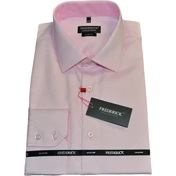 Pánská košile Pánská košile s dlouhým rukávem - střih SLIM - vzor F618 - 40