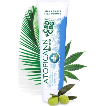 Bylinná léčivá mast Annabis Atopicann CBD+CBG BIO krém na atopický ekzém a lupenku 100 ml