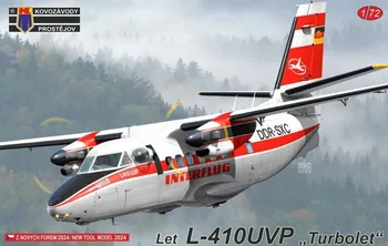 Plastikový model Kovozávody Prostějov Let L-410UVP Turbolet 1:72