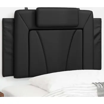 Polštář vidaXL Polštář na čelo postele Viana 90 cm umělá kůže [374770] Barva: Černá