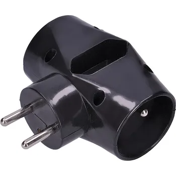 Elektrická zásuvka Solight P92 Černá