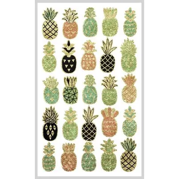 Samolepící dekorace Samolepka mini ananas 8x14 cm