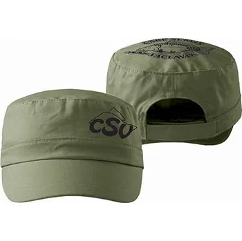 Čepice Čepice kšiltová CSV - ARMY/khaki/černé logo/typ 6