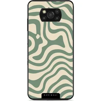 Pouzdro na mobilní telefon Lesklý kryt Mobiwear Glossy - Xiaomi Poco X3 NFC / Xiaomi Poco X3 Pro - GA57G Zelené a béžové zkrouceniny (Prémiové lesklé pouzdro, obal, kryt Mobiwear Glossy na mobil Xiaomi Poco X3 NFC / Xiaomi Poco X3 Pro - GA57G Zelené a béžové zkrouceniny, materiál)