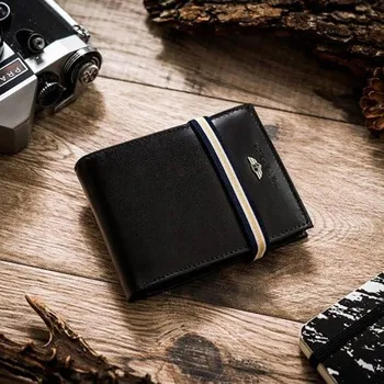 Peněženka KOŽENÁ PENĚŽENKA PETERSON BLACK 304 E PTN