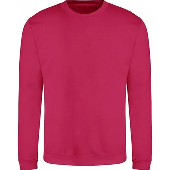 Pánská mikina Měkká bavlněná mikina přes hlavu Just Hoods Barva: růžová sytá, Velikost: S JH030