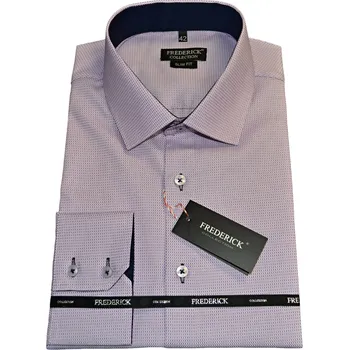 Pánská košile Pánská košile s dlouhým rukávem - střih SLIM - vzor F606A - 36