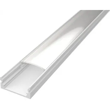 LED lišta Nástěnný profil lišta pro LED pásky N3 bílý - profil lišta + Nacvakávací čirý difuzor 2m - LED Solution - 191278_091012 - 191278_091012