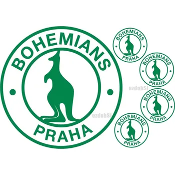 Jedlá dekorace na dort Bohemians Praha 2 - jedlý papír