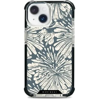 Pouzdro na mobilní telefon Odolný obal Mobiwear MagSafe Elite Bumper - Apple iPhone 14 - DA42D Exploze květů (Odolný kryt, pouzdro, obal Mobiwear Elite Bumper na mobil Apple iPhone 14 - DA42D Exploze květů, materiál Plast + TPU silikon + kov - zesílená ochrana telefonu, podpora)