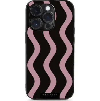 Pouzdro na mobilní telefon Lesklý kryt Mobiwear Glossy - Apple iPhone 14 Pro - GA54G Fialové vlnky (Prémiové lesklé pouzdro, obal, kryt Mobiwear Glossy na mobil Apple iPhone 14 Pro - GA54G Fialové vlnky, materiál Plast + TPU silikon - krytí po všech stranách, neošoupatelný potisk,)