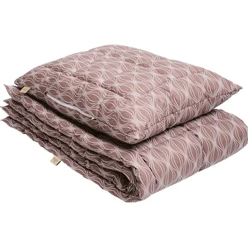 přikrývka SET Celoroční barevná přikrývka a polštář cibule šedé duté vlákno - 200x220 + 2x 70x90 cm , 100% BAVLNA